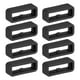 thumbnail image 1 of Soporte para Banda de Reloj Uxcell, Reemplazo Universal de Banda de Silicona para Reloj, Partes de Sujeción de Correa para Reloj Deportivo Negro de 18 mm, 1 of 7