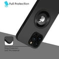 thumbnail image 5 of for iPhone 13 Pro Max Case Plating Magnetic [ Support for Magsafe ] Logo View Luxury Elegant Classic 2* Screen Protector Protective Phone Case (2021) 6.7" - Black, 5 of 6