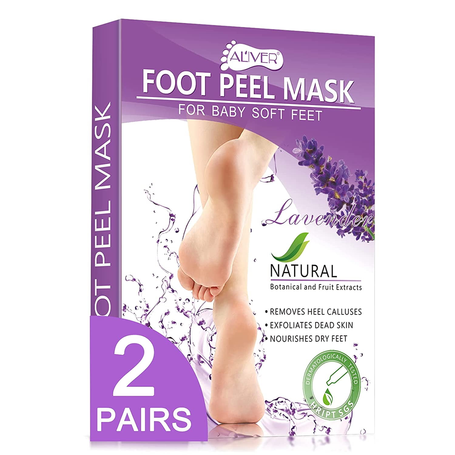 Digital Shoppy 2pcs / bag Exfoliating Foot Mask Feet Cream for Dead Skin  Removal Foot Care Tool Remove Dead Skin Foot Peeling Whitening Foot 