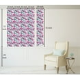 thumbnail image 5 of Ambesonne Exotic Peel & Stick Wallpaper for Home, Monstera Leaves Ethnic Bird, 13"x72", Magenta Cadet Blue Plum, 5 of 5