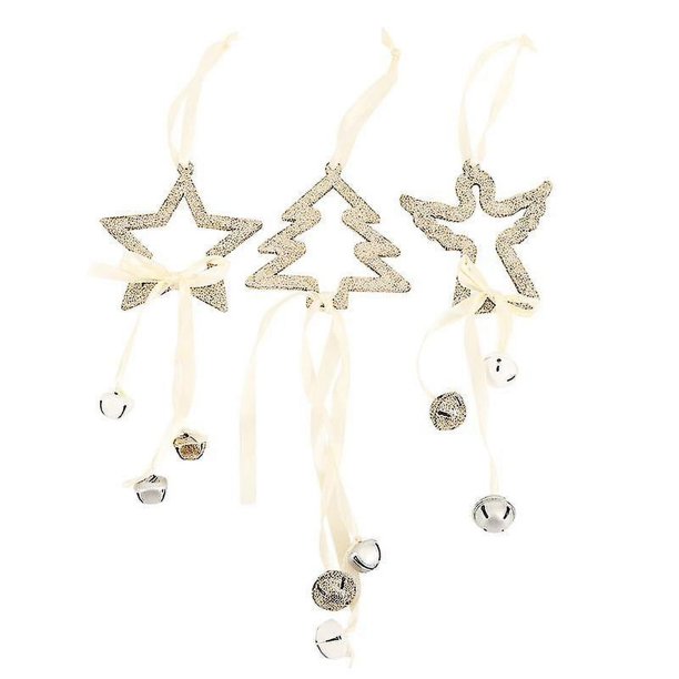 3 piezas de decoración de puertas, decoración de ventanas navideñas, accesorios de bricolaje, Navidad, boda, Jingle, suministros para el hogar