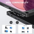 thumbnail image 3 of UPERFECT Portable Monitor, 2023 [New Version] 15.6" IPS HDR 1920X1080 FHD Eye Care Screen USB C Gaming Monitor, Dual Speaker Computer Display HDMI Type-C VESA for Laptop PC Mac Phone w/Smart Case, 3 of 5
