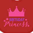 thumbnail image 4 of Inktastic Birthday Princess, Little Princess, Crown, Stars Girls Baby Bib, 4 of 4