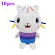 thumbnail image 1 of 10 Uds animales de peluche Gabby casa de muñecas adorable peluche Gaby casa de juguete gato muñeca dibujos animados animales de peluche gato sirena muñecos de peluche niños xuanjing  unisex, 1 of 2