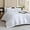 White, variant on Classic Pure White California King Comforter, 3 Pieces Oversized King Comforter Set, Lightweight Solid Bedding Set, All Seasons Soft Cal King Comforter Set (104x96In Comforter & 2 Pillowcases)
