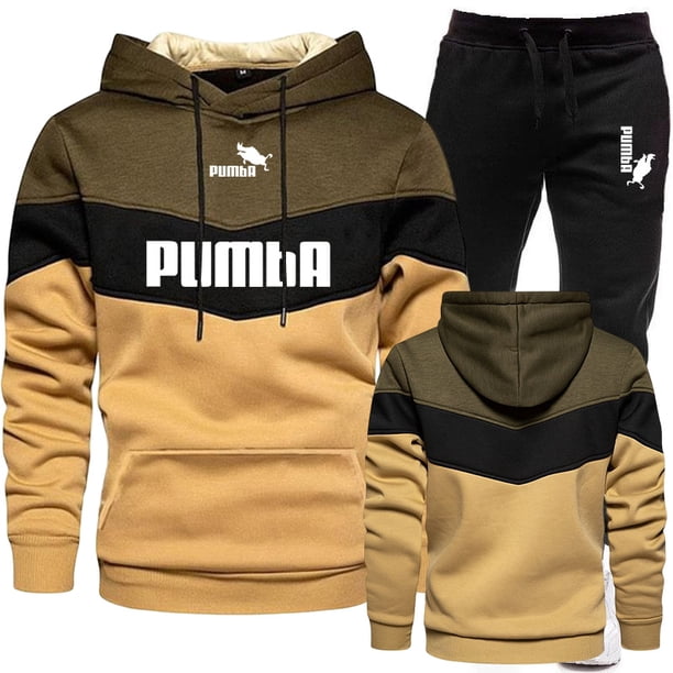 2023 Nueva moda para hombres y mujeres, ropa deportiva, sudaderas con capucha a rayas y pantalones deportivos negros, traje de jogging informal diario de alta calidad para otoño e invierno
