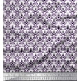 thumbnail image 1 of Soimoi Cotton Duck Fabric Ogee Damask Print Fabric by Yard 42 Inch Wide, 1 of 3
