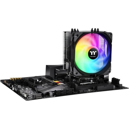 Thermaltake - UX200 SE ARGB Lighting CPU Cooler - Black