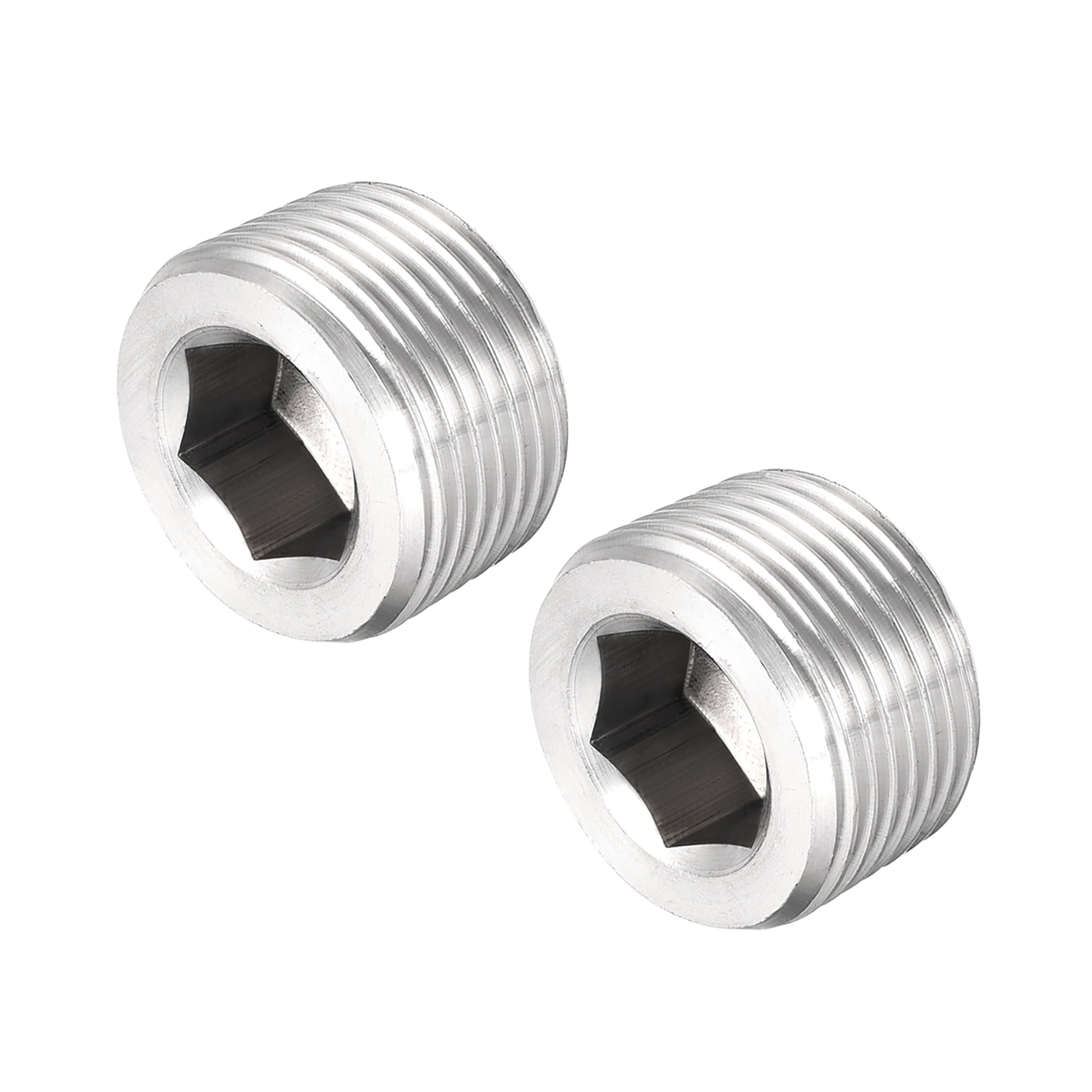Hex Countersunk Plug Stainless Steel Pipe Fitting 3/4NPT Male Thread