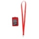 thumbnail image 1 of Tarjetero de piel sintética para tarjetas de identificación, tarjetas de crédito, rojo, 1 of 9