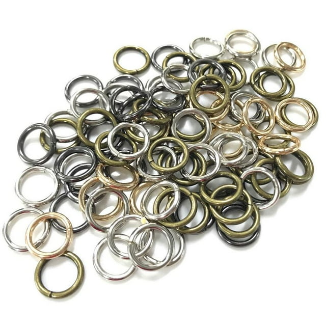 50 piezas de anillos abiertos mezclados, accesorios para crear un atractivo de 13 mm