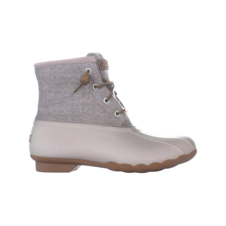 White and tan sperry duck cheap boots