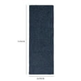 thumbnail image 4 of Mainstays Traditional Navy Heather Shag Indoor Runner Rug, 2' x 6', 4 of 8