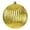 Gold, variant on Vickerman 4" Gold Shiny Lined Mercury Ball Ornament, 6 per bag.