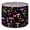 Black, variant on Linen Drum Lamp Shades Purple Floral Damask Elegant Swirls Vintage 13" x 13" x 10" Lampshade for Table Lamps Floor Lamps Lamp Shade Replacement Easy Assembly Required