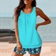 thumbnail image 5 of TaTaai Athletic Print Swimsuit Set, Women's High Waist Bikini with Adjustable Support, Two Piece for Summer Vacations and Water Sports Gift, 5 of 6