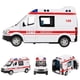 thumbnail image 5 of Ambulancia de rescate hospitalaria a escala 1:36, modelo de aleación fundida con sonido y luz para niños., 5 of 12