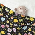 thumbnail image 2 of Naloa Flower Butterfly Dog Blanket, 3 Sizes Cat Blanket for Indoor Cats Large Medium Small Dog Gifts-Small, 2 of 8