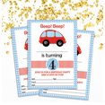 thumbnail image 2 of Darling Souvenir White Birthday Invitation Card 28 Pcs Fill or Write In Blank Invites Printable Party Supplies 5 x 7 Inches, 2 of 5