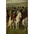 thumbnail image 2 of Piotr Michałowski 11x14 Gold Ornate Wood Frame and Double Matted Museum Art Print Titled - Cavalry, 2 of 4