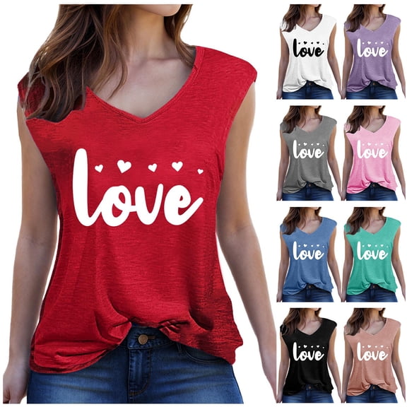 Bixock Womens Tank Tops Sleeveless Blouse Solid Color V Neck Inner Outer Wear Casual Shirt Daily Layering Top Beach Vacation Summer Clothes