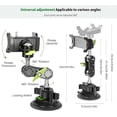 thumbnail image 5 of Universal Ball Head Arm Car Phone Mount, 360 Rotating Ball Joint for Adjustable Viewing Angles, Compatible with Most Smartphones and Case Models, 5 of 6