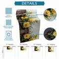 thumbnail image 6 of Spring Floral Table Runner 70 Inches, Yellow Roses Leaves Pastoral Botanical Farmhouse Bed Runner Dresser Scarves Tabletop for Indoor Outdoor Parties/Ceremony/Banquet, 13" x 70", 6 of 9