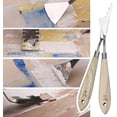 thumbnail image 5 of Juego de cuchillos de pintura de 10 piezas, paleta de acero inoxidable, espátula, juego de cuchillos de paleta de pintura al óleo para artista, pintura al óleo, manualidades acrílicas, 5 of 5