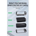 thumbnail image 5 of Key Fob Cover Compatible with Mazda 3 CX-9 MX-30 EV CX-5 CX-30 CX-50 CX-90 2023-2026 4 Button Metal Key Cover Keychain Case Holder Protector,4-button, 5 of 6