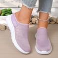 thumbnail image 2 of Rokment Womens Orthopedic Clogs Backless Walking Slides Sandals Lightweight Comfortable Mesh Athletic Nursing Driving Arch Support Mules Slip on Casual Sneakers Summer Fall Light Purple Size 8, 2 of 5