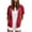 B_Red(Short Sleeve), variant on Vmvidoty Women's Lightweight Hooded Vest Sleeveless Full Zip-up Hoodie Drawstring Sweatshirt with Pockets Basic Solid Jacket Vests Blue L