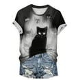 thumbnail image 4 of Jsaierl Halloween Shirts Women Plus Size Pumpkin Ghost Graphic Tees Soft Round Neck T-shirt Short Sleeve Tunic Blouse Tops Halloween Clothes, 4 of 4