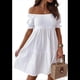 thumbnail image 2 of Vestidos de Verano para Mujer con Mangas Farol, Volantes y Hombros Descubiertos. XL, 2 of 9