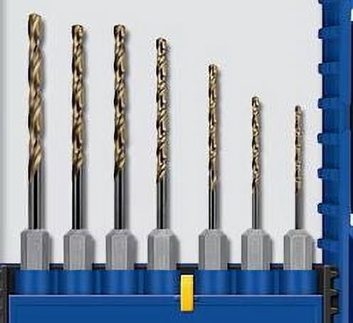 Kobalt  14-Piece Assorted x Black and Gold Coated Hss Jobber Length Twist Drill Bit Set