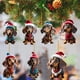 thumbnail image 1 of Conjunto de Accesorios de Navidad Del Coche Del Perro LADIGASU 7Pcs Colgantes de Acrílico, 1 of 7