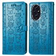 thumbnail image 1 of Funda Cartera FOXDOCK para Honor 200 , Flip PU con Relieve de Gatos y Perros, Tarjetero y Soporte, 1 of 6