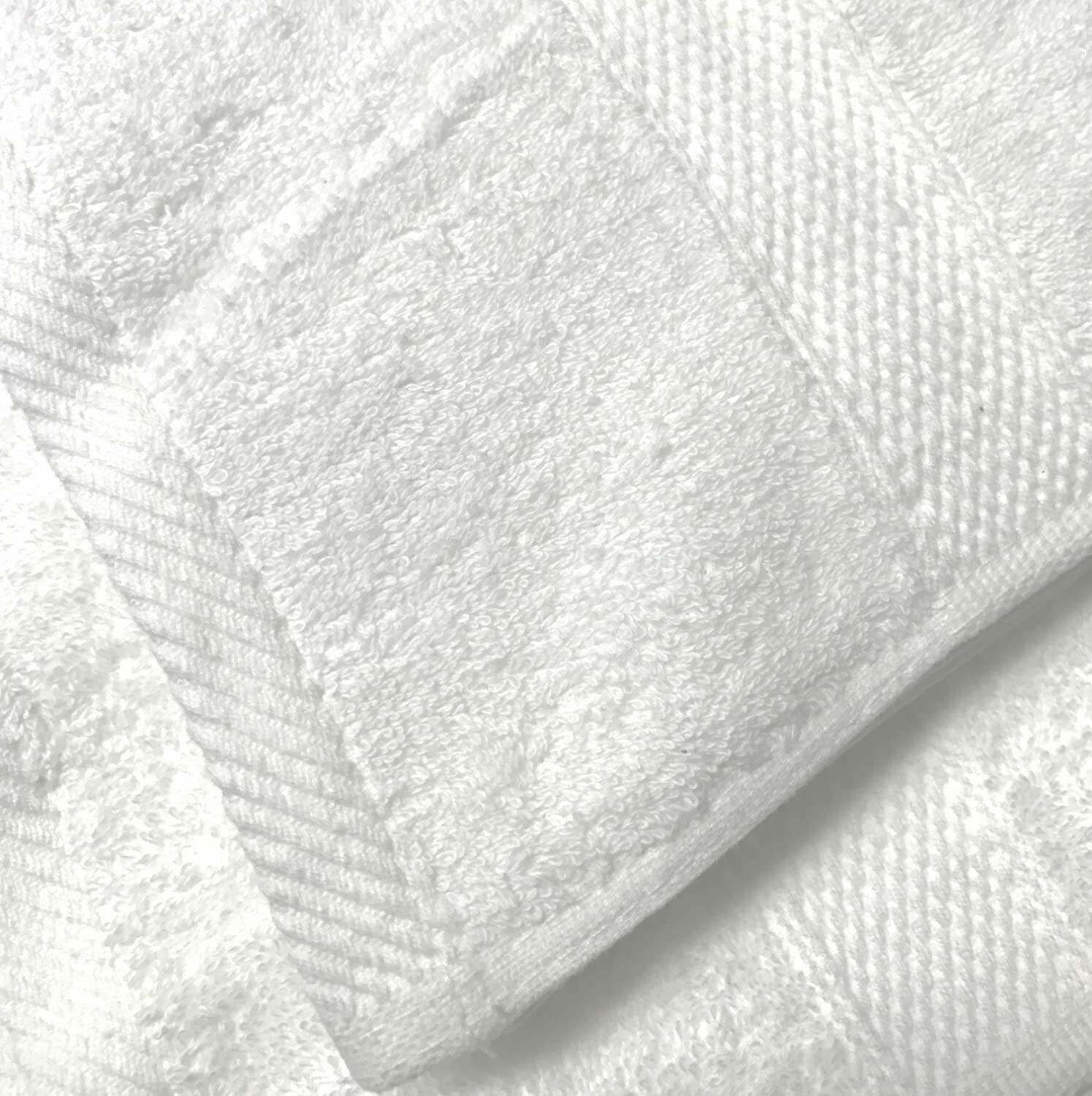 Linteum Textile 100% Soft Cotton household Premium Bath Towels (12-Pack, 24x50 in, White)