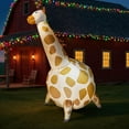 thumbnail image 2 of 8FT Cute Chubby Giraffe Inflatbale Decorations, Christmas Inflatables Animals Chibi Style, Zoo Amusement Park Blow up Animals Outdoor Decor, Built-in LEDs for Garden, Lawn, Yard, Patio, 2 of 6