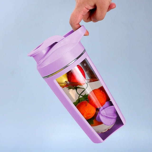 1 Handheld Sports Water Cup 500ml Protein Powder Shaking Cup With Water Capacity Scale Mixers Water Cup