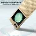 thumbnail image 5 of Dteck Case for Samsung Galaxy Z Flip 5,Shockproof Hard PC Case Non-Slip Slim Back Cover for Galaxy Z Flip 5 5G,Gold, 5 of 6