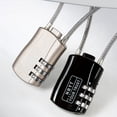 thumbnail image 4 of 3-digit Password Combination Motorcycle Helmet Chain Anti-theft Cable Lock, 4 of 19