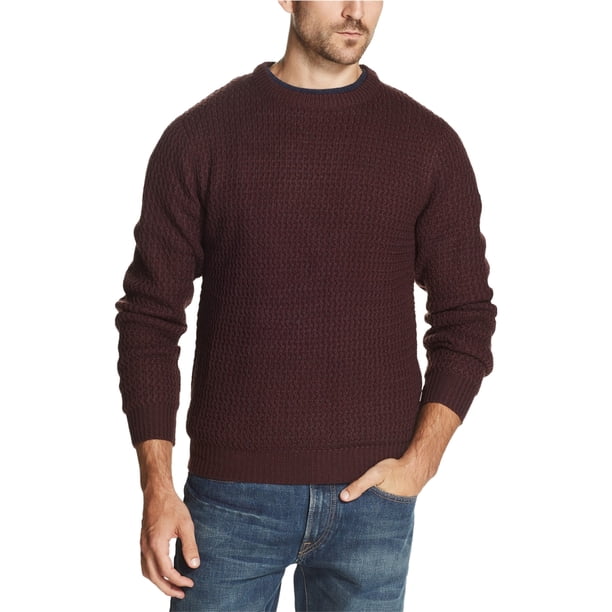 Suéter texturizado resistente a la intemperie para hombre, morado, XXX-Large