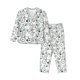 thumbnail image 1 of Fotbe Bicycle Conjunto de Pijama de Manga Larga para Mujer con Estampado, Ropa de Dormir de 2 Piezas, Conjunto de Casa Suave y Cómodo con Bolsillos-Small, 1 of 7