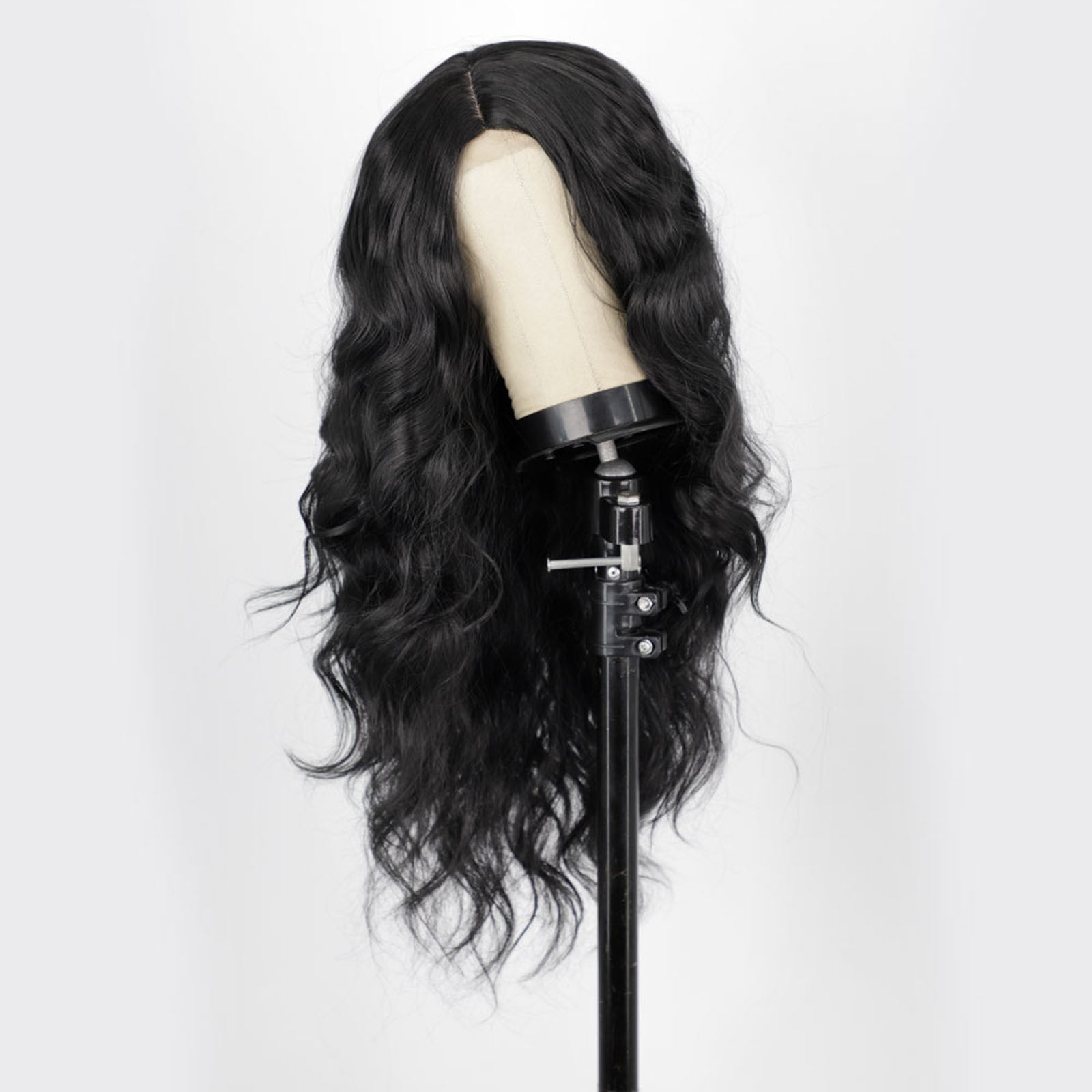 Small Body Lace Front Wig Human Hair Blend With High Temperature Fiber For Women Natural Looking Hairpiece