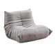thumbnail image 5 of Sillón perezoso,Sofá de piso perezoso para sala de estar,dormitorio,adultos,Sofá lounge Mid Century decorativo para niños,Silla decorativa de sofá para sala de Gris, 5 of 8