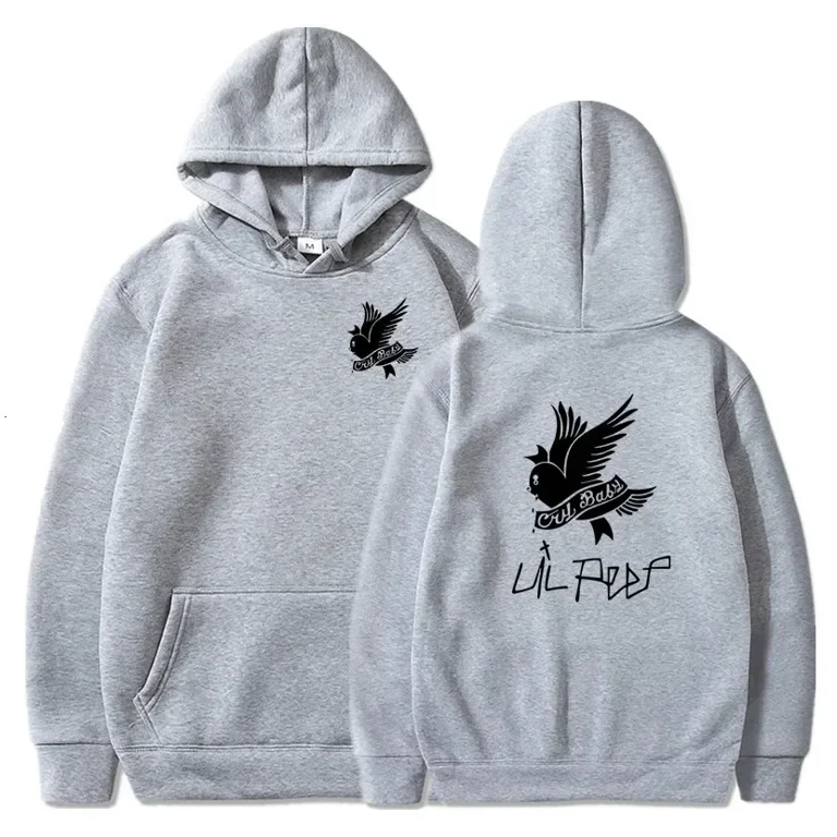 Men s Hoodies Lil Peep Hoodies Sweatshirt Letter Crybaby Print Pullover Female Sweat Kids Boys Clothes Love Will Tracksuit Rock Walmart