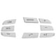 thumbnail image 1 of Dirección 8pcs Botón del Volante de la Dirección Cubión Cubión de Aleación de Aluminio Ajuste para 1/2/3/4/5/7 Serie X1 x3 x5 F10 F10 F20, 1 of 7