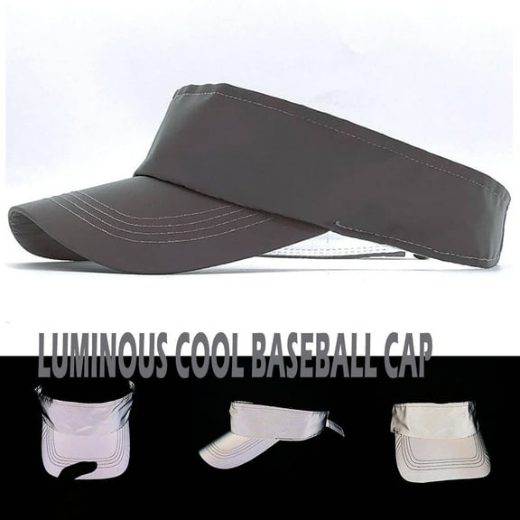 TIHLMK Adult Fashion Luminous Reflective Baseball Sun Hat Stylish UV Protection Cap for Men & Women, Outdoor Sports, Running, Hiking