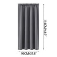 thumbnail image 3 of WZXPWT Curtains Heat Insulation, Energy Saving Bedroom and Kitchen Curtains, Soundproof Thermal Drapes, Scandinavian Solid Color Silk Curtains, 3 of 6