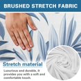 thumbnail image 7 of SCRAWLGOD Leaf Print Blue White Recliner Covers Stretch Recliner Sofa Cover Furniture Protector Recliner Chair Covers with Pocket Washable Dog Couch Recliner Cover for Living Room, 7 of 7
